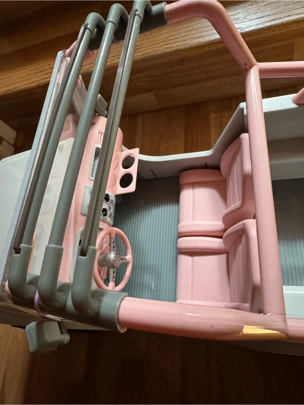 Kids Electric Ride-On Jeep in White and Pink - Stylish Toddler Vehicle